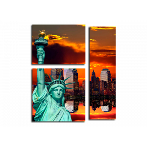 Модульная картина Статуя Свободы, Нью Йорк (США)