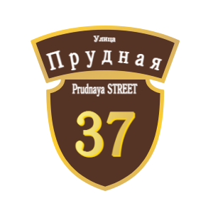 ZOL50-2 - Табличка улица Прудная