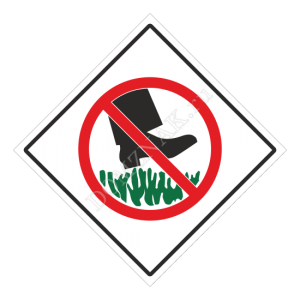 ТД-006 - Знак «По газонам не ходить»